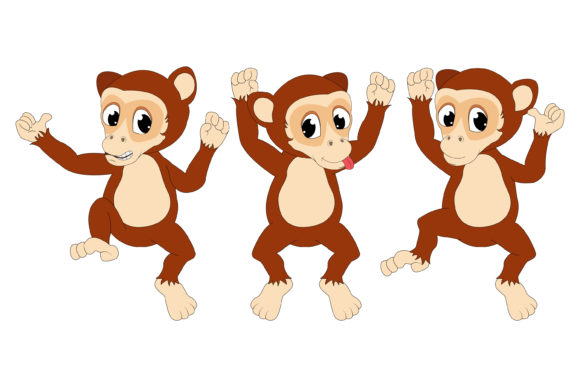 Designing with Personality: The Cute Monkey Animal Cartoon Collection